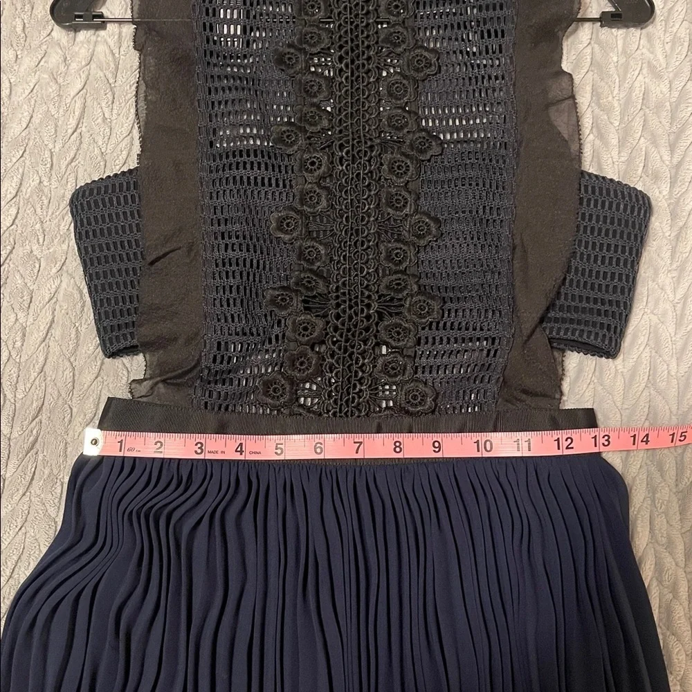 Self-Portrait Navy Lace Midi Dress - Picture 11 of 11